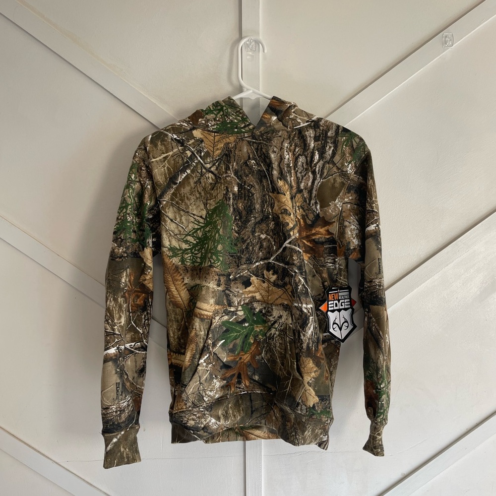 Camo hoodie new with tags